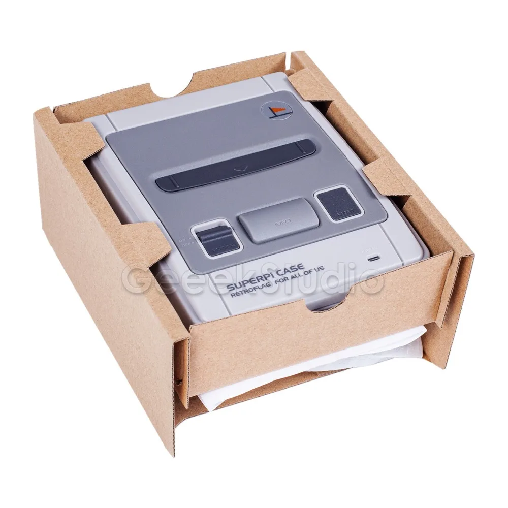 Новый оригинальный чехол Retroflag SUPERPi J NESPi с дополнительным USB игровым контроллером
