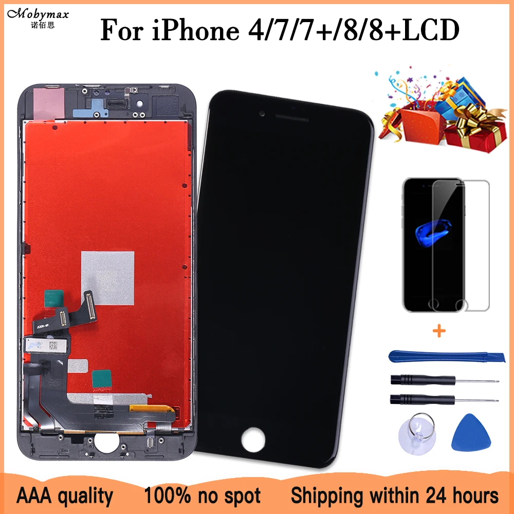 ЖК экран AAAA для iPhone 7 8 Plus сенсорный дисплей с дигитайзером сменный модуль