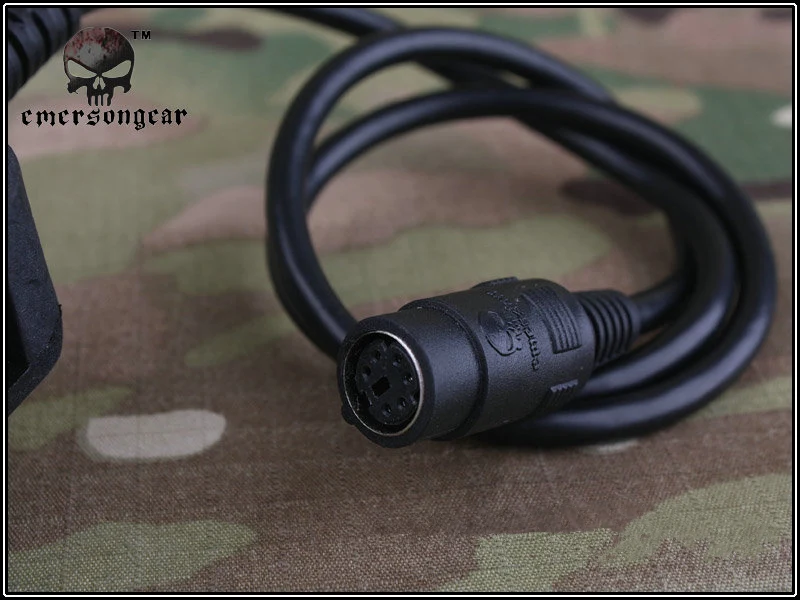EmersonGear Peltor PTT тактические наушники PELTOR PTT Push To гарнитура адаптер радио страйкбол военный радио использование