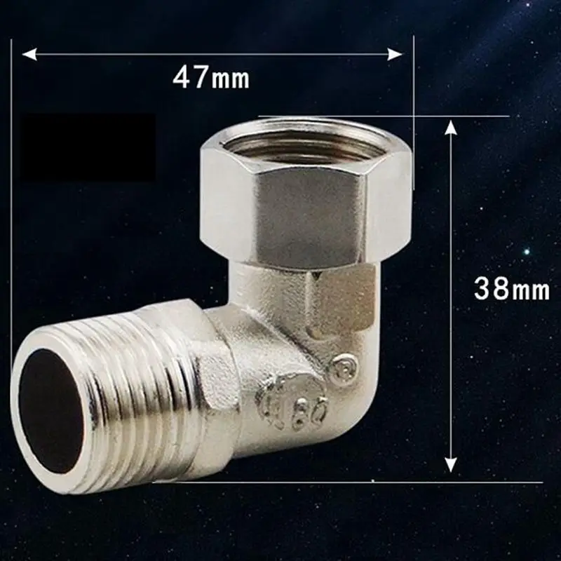 Соединитель для водонагревателя латунный никелированный 1/2 дюйма|tube connector|pipe