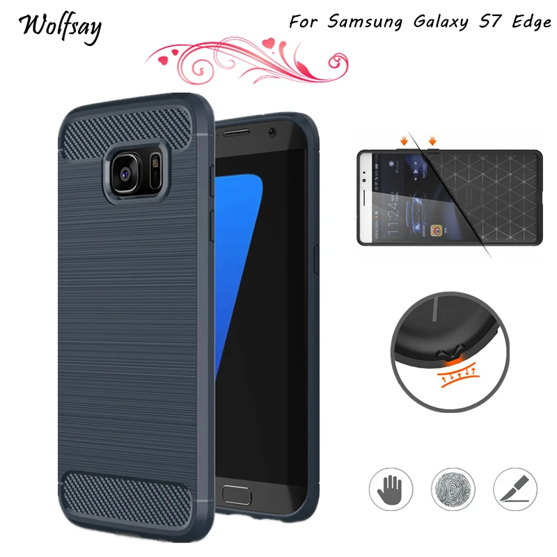 Чехол Wolfsay для Samsung Galaxy S7 Edge силиконовый чехол |for samsung galaxy|phone casessilicone phone case |