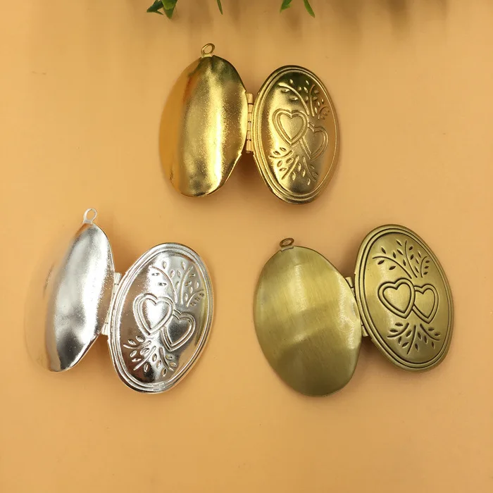 10 шт. 26*41 мм Металлическая Медь Античная бронзовая Щетка KC Золотой Серебристый