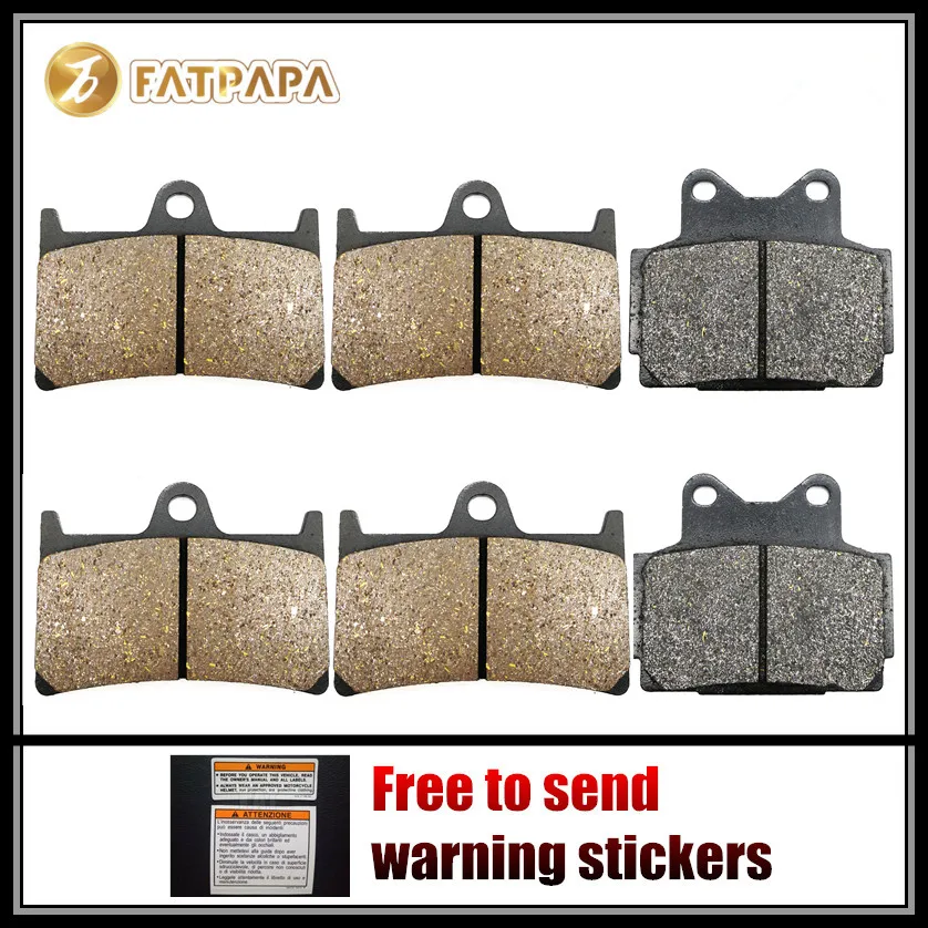 

FL + FR + R Brake Pads for YAMAHA 250 TZR RS TZR250 1993 1994 1995 1992-1996