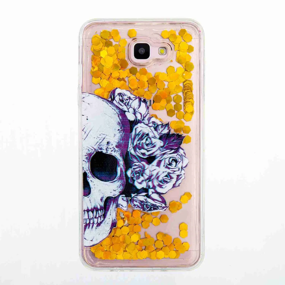 S7 Edge Case Patterned Soft TPU Quicksand Glitter Liquid Clear For Samsung J3 J5 G530 G360 S5 S6 Prime A3/A5 2016 |