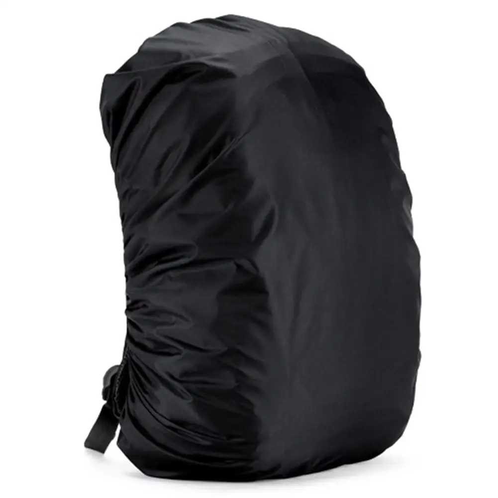 35L black Дождевик рюкзак 35Л 45л Пылезащитная сумка дождевик Портативный Сверхлегкий наплечный мешок защитный чехол для наружного кемпинга пешего туризма - Цвет: 35L black