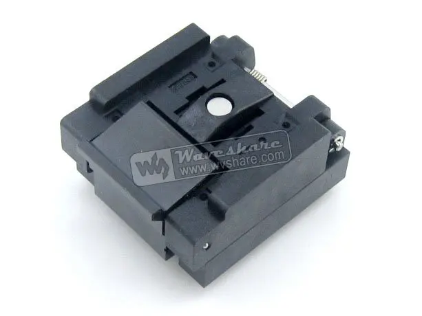 QFN48 MLP48 MLF48 QFN 48(52)BT 0.4 01 Enplas 6x6 мм 0 4 шаг тестовый Выжимной разъем с заземляющим