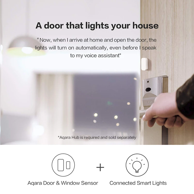 

Xiaomi Aqara Door Window Sensor Zigbee Wireless Connection Work With Mi Home App And Aqara Home Kit App Smart Remote Control