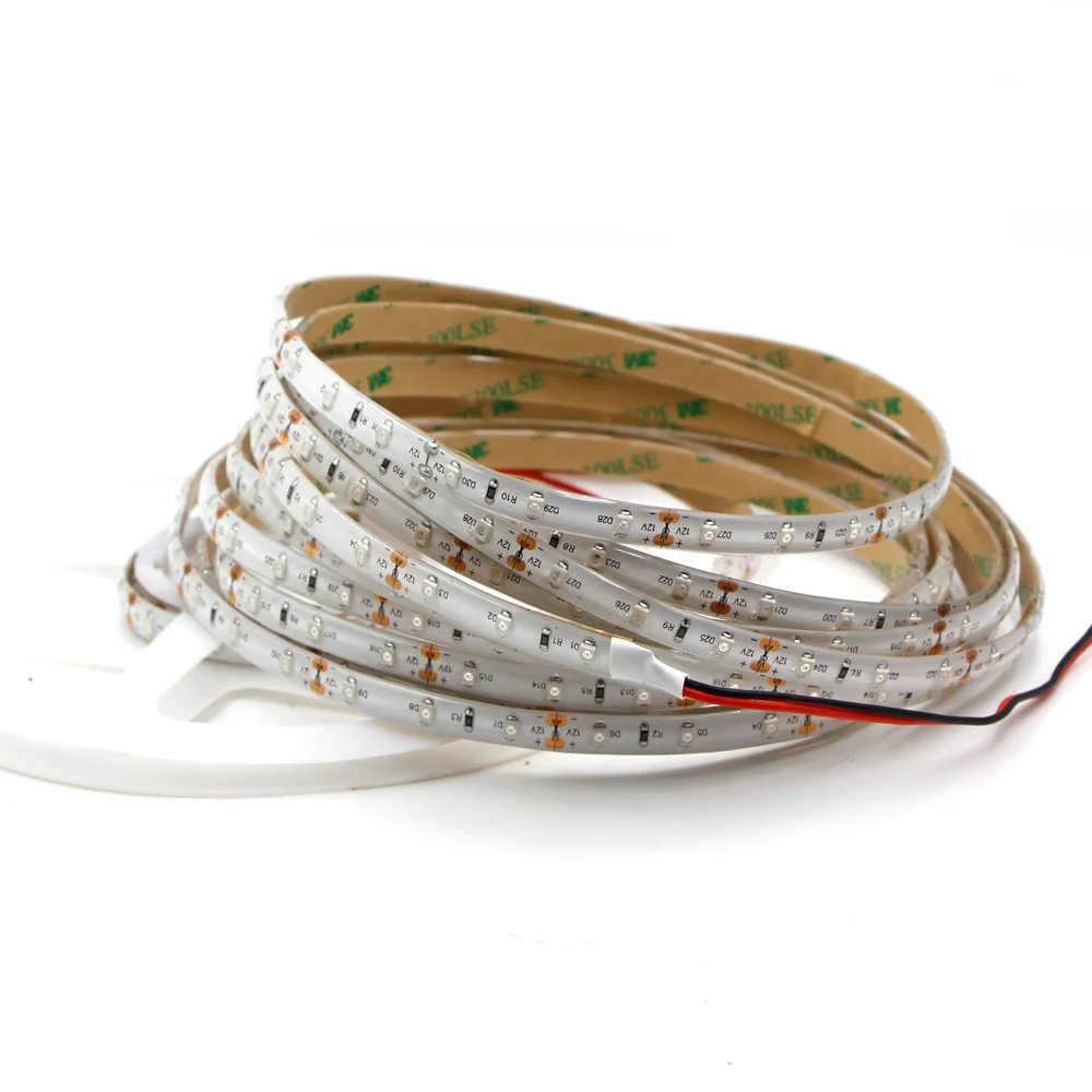 Гибкая светодиодная лента оранжевого цвета светильник 3528 SMD 60 светодиодов/м 120 600