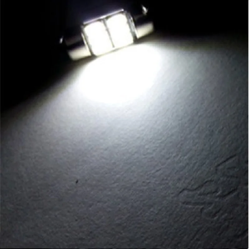 10Pcs C5W 31MM 5730 6SMD LED Interior Car Light Canbus led Festoon White 12V 3W 6500K License Plate Reading Lamp Bulbs | Автомобили и