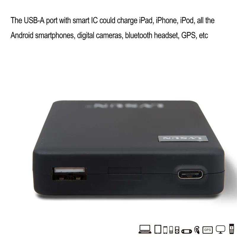 UDOLI 60 Вт двойной USB Type-C адаптер для настольного ноутбука зарядное устройство Macbook