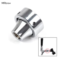 high quality brass quick disconnect beer faucet adaptor for draft faucet tap homebrew kegged beer tap chrome plated tap adapter