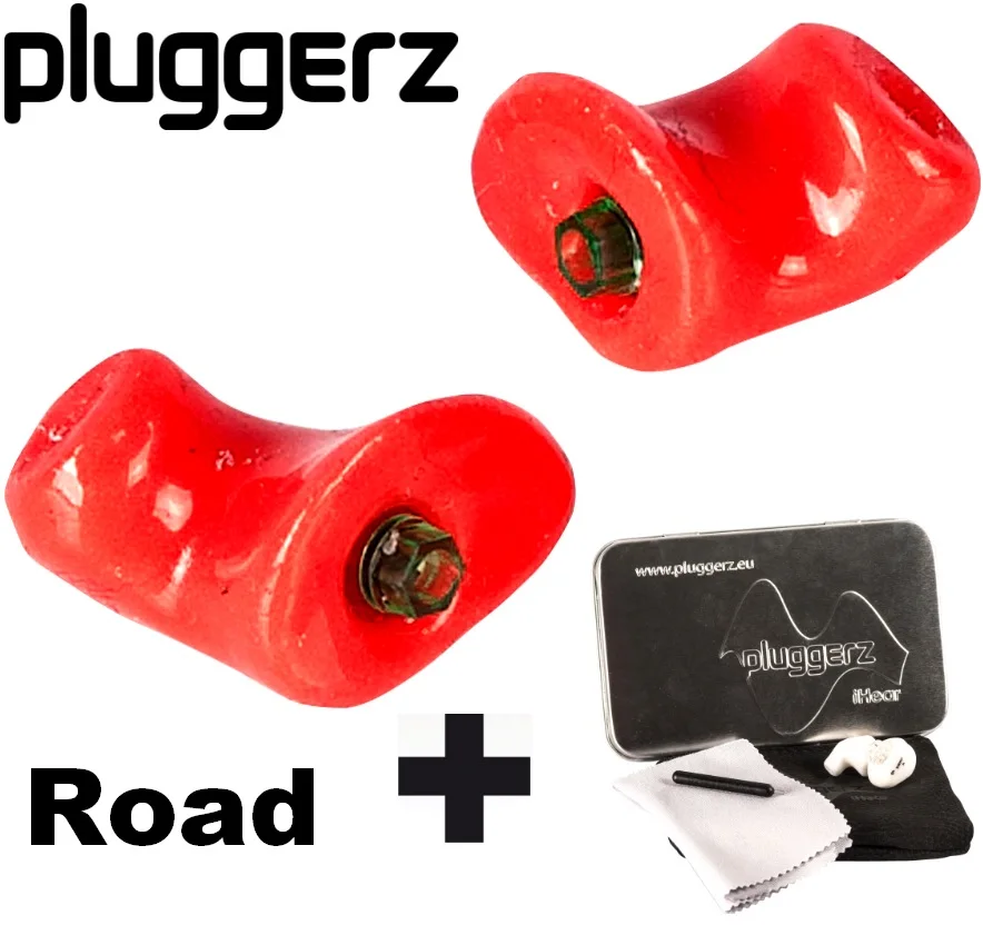 

***custom-made***Pluggerz road reusable earplugs noise cancelling