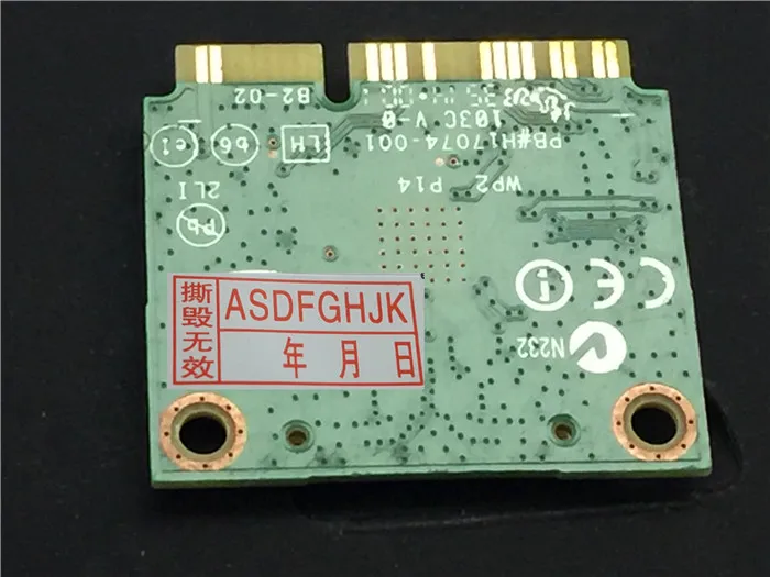 INTEL AC 7260hmw  Wi-Fi  PCI-E CN-0NMTXR 0NMTXR