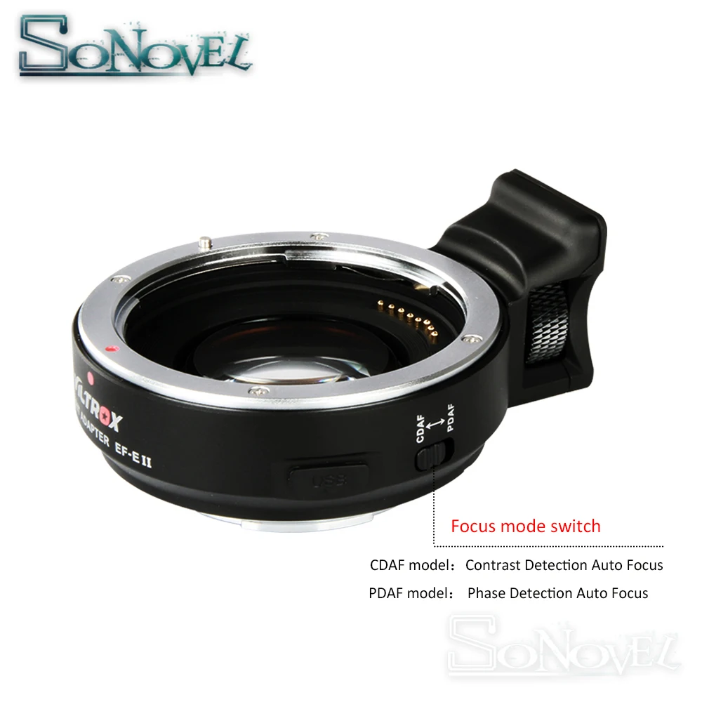 Viltrox EF E II CD PD Авто фокус редуктор Скорость бустер объектив адаптер для Canon Sony NEX