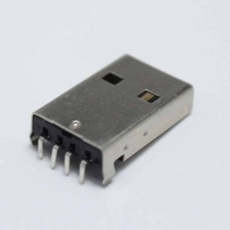 10 шт. Разъемы USB типа A папа 90 градусов|Соединители| |
