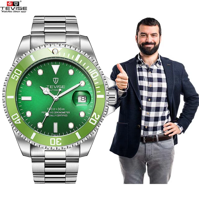 Relogio masculino TEVISE Для мужчин s часы роскошные мужской световой календарь наручные T801 |