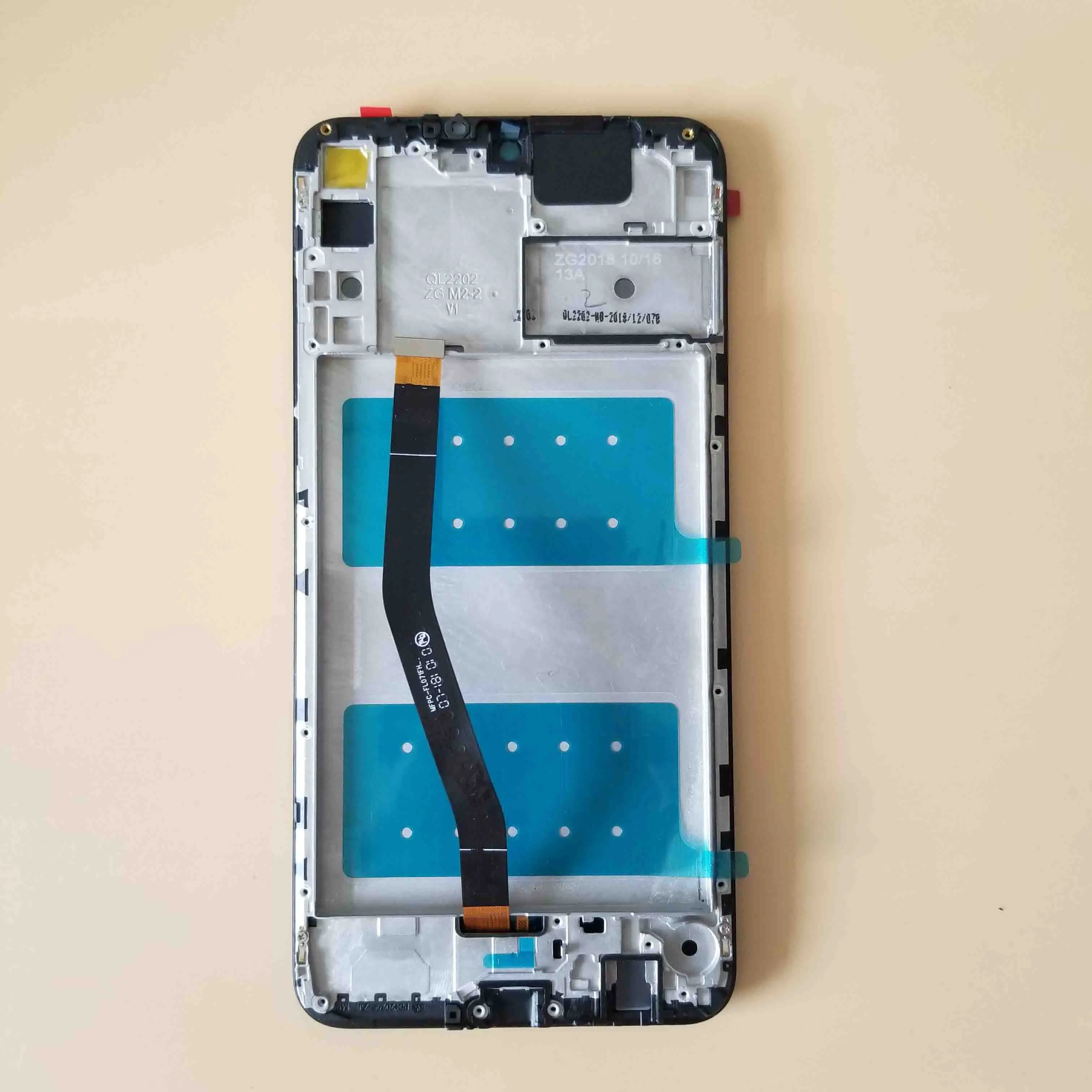 LCD With Black Frame С рамкой 7,1" для huawei Honor 8X Max ЖК-дисплей кодирующий преобразователь сенсорного экрана в сборе Замена+ Инструменты - Цвет: LCD With Black Frame