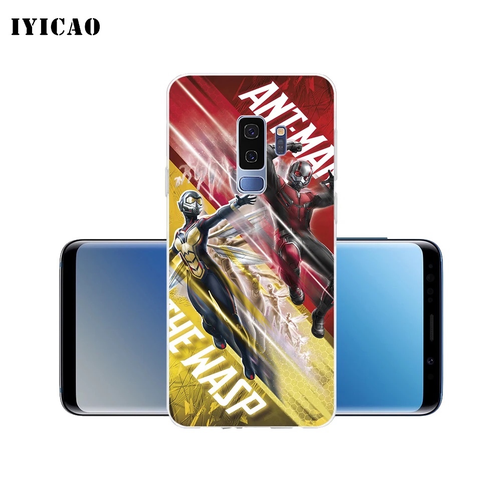 IYICAO Ant-Man и ОСА Мягкий силиконовый чехол для телефона Samsung Galaxy S10e S10 S9 S8 Plus S7 Edge TPU |