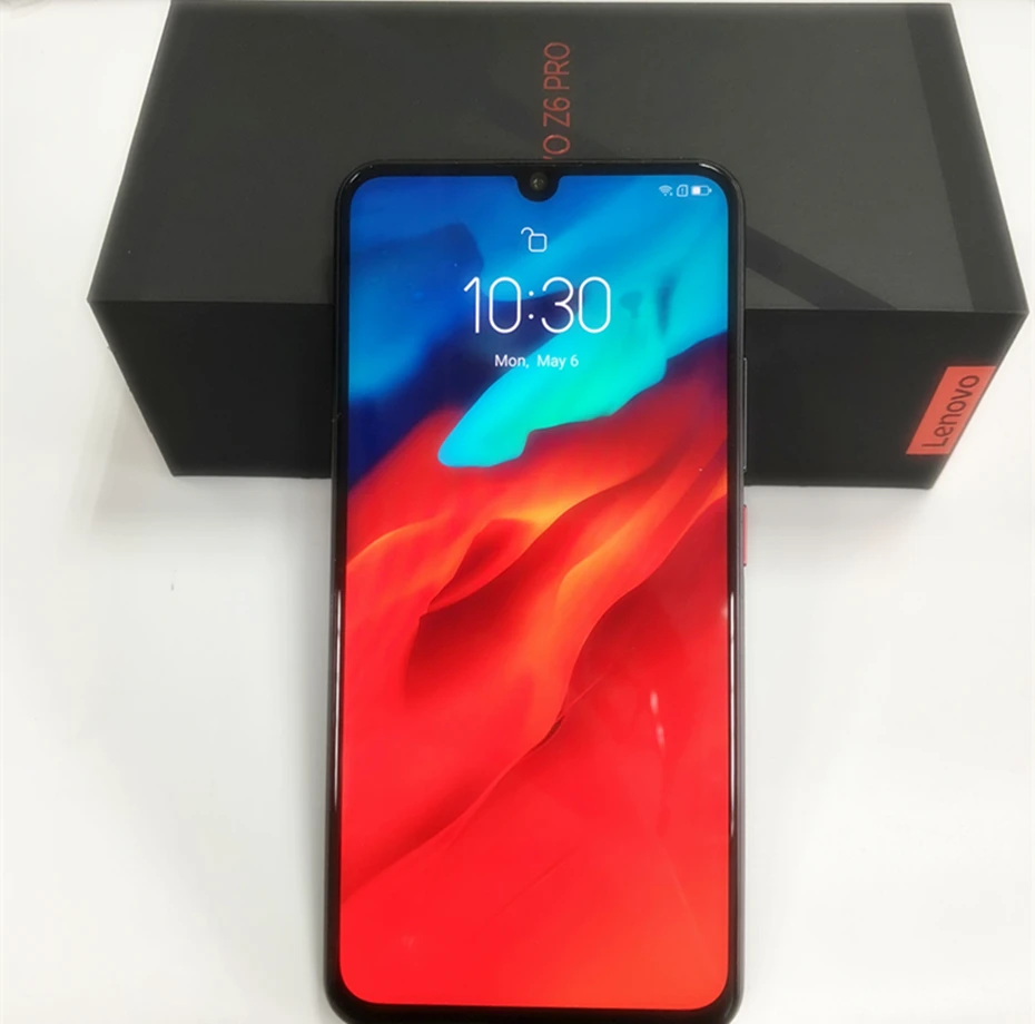 Lenovo Z6 Pro с глобальной прошивкой, 6 ГБ, 128 ГБ, Восьмиядерный процессор Snapdragon 855, дисплей FHD 6,39 дюйма, задняя камера, 48мп, четыре камеры, аккумулятор 4000 мАч