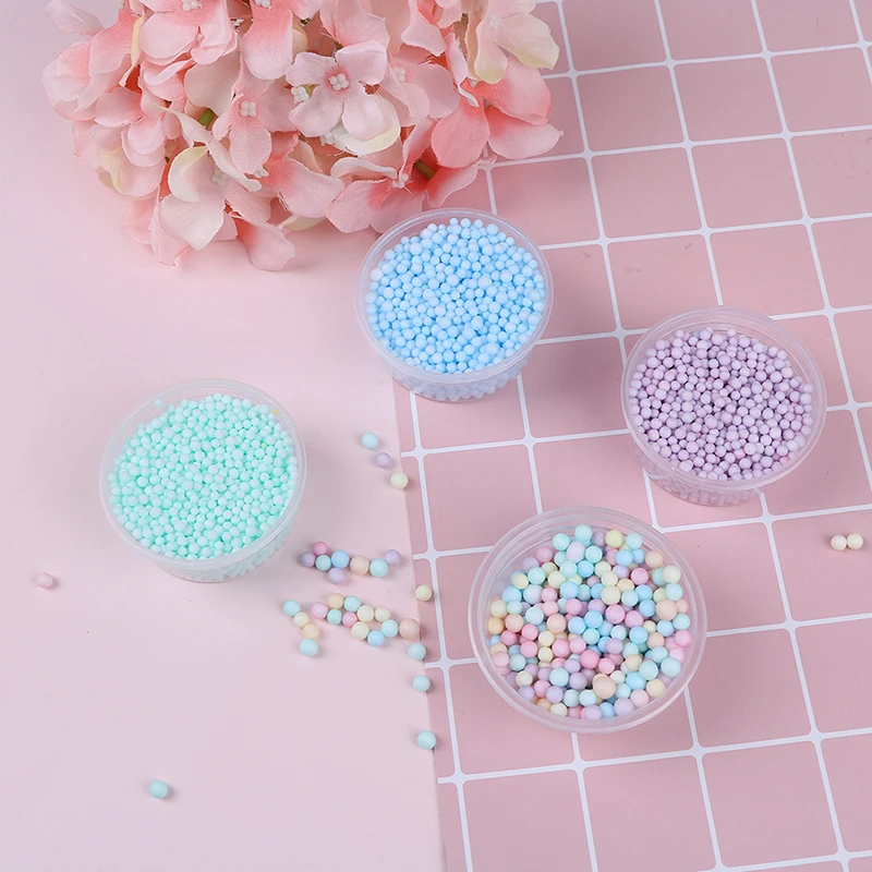 2 шт Пена наполнитель грязи мяч игрушки для детей Красочные DIY Поставки слаймов