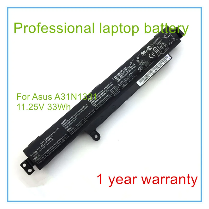 Оригинальный A31N1311 Аккумулятор для X102B F102BA F102BASH41T X102BA-BH41T X102BA-DF1200 F200CA R103B X102BA-HA41002F |