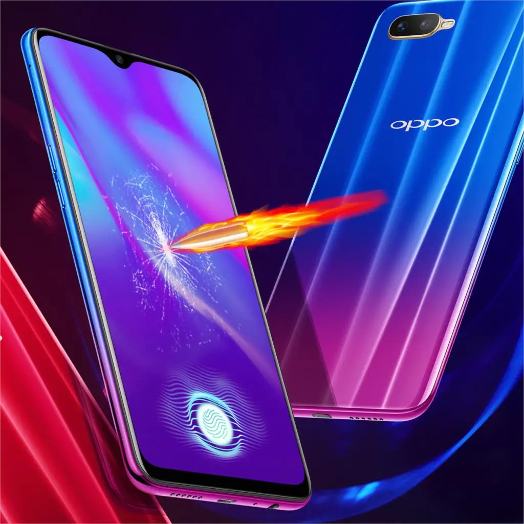 Полная защита экрана для OPPO K1 устойчивая к царапинам Защитная пленка Закаленное