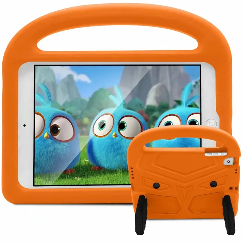 Ударопрочный чехол Sparrow EVA Foam для нового iPad 9,7 9,7 дюймов ручка чехол для планшета детский прочный защищенный толстая кожа - Цвет: Orange