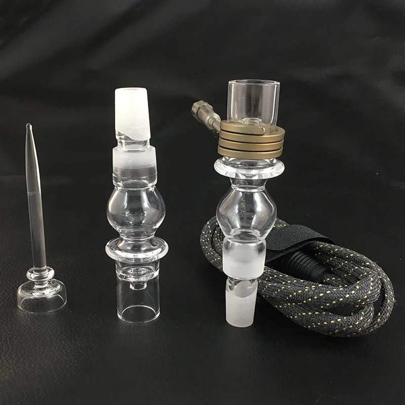 Banger кварц ногтей кварцевая крышка карбюратора мазками dabber rig буровая установка 14