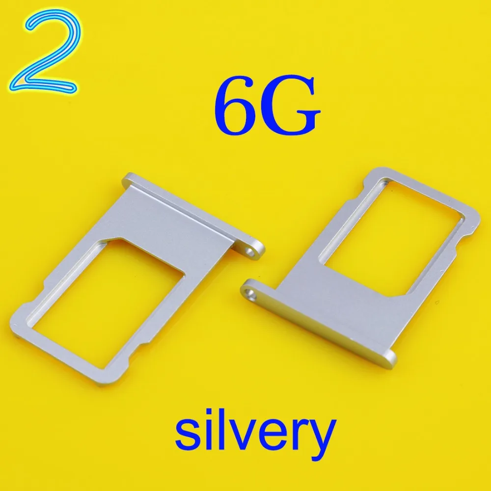 Новый лоток для Sim карты JCD Apple Iphone 6 Plus 5 дюйма серебристый/серый/Золотой держатель
