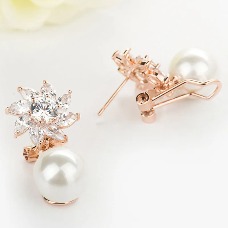 Модные ювелирные изделия SLBRIDAL антиаллергенные серьги Крючки с искусственным