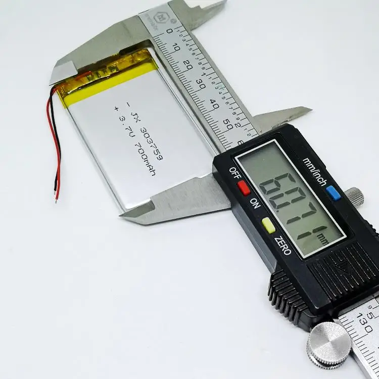 GPS-навигатор перезаряжаемый 3 7 в полимерная литиевая батарея 303759 устройство