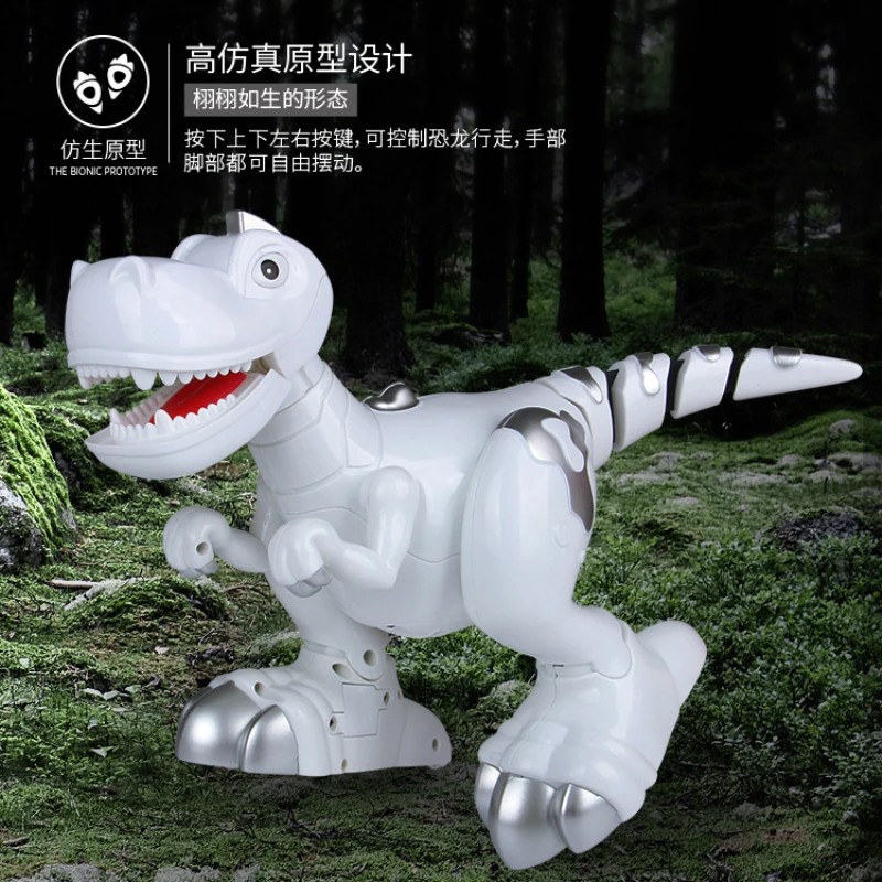 New Electric Walking Dinosaur 908C multi-Function Music Light In Circles Smart Touch Induction Animal Robot Model Toy | Игрушки и хобби