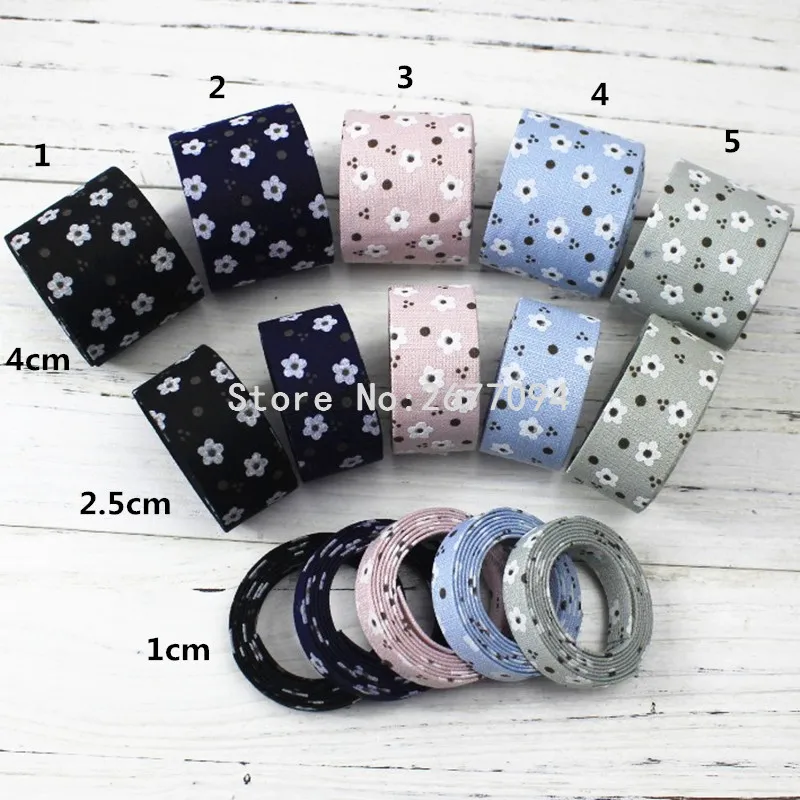 5Meter/L 10 25mm 40mm Japanese Style Floral Printed Fabric Ribbon Korea Styl Layering DIY Webbing Craft Choker Necklace Material | Дом и сад