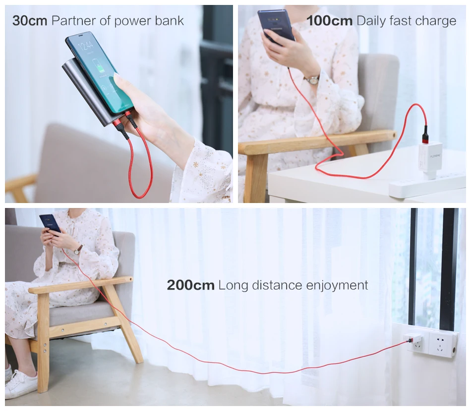 FLOVEME usb type-C кабель для samsung S10 S9 3A провод для быстрого заряда для huawei Honor 9 P20 mate 20 мобильный телефон USB Дата шнур