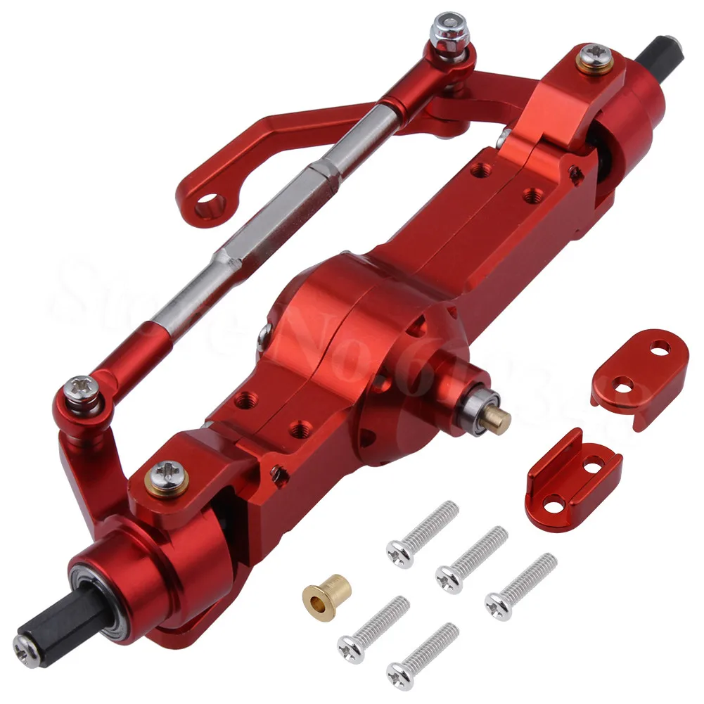 Алюминиевая металлическая коробка передач переднего/заднего моста для WPL C14 C24 B14