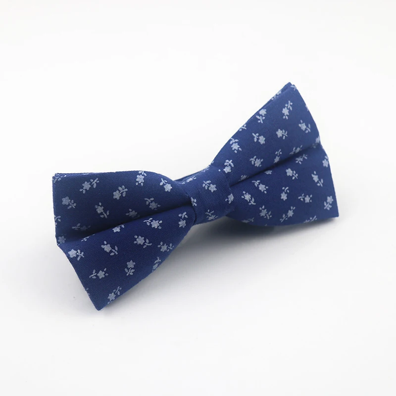 Мужской галстук из хлопка облегающий галстук-бабочка с цветочным принтом на шею 6