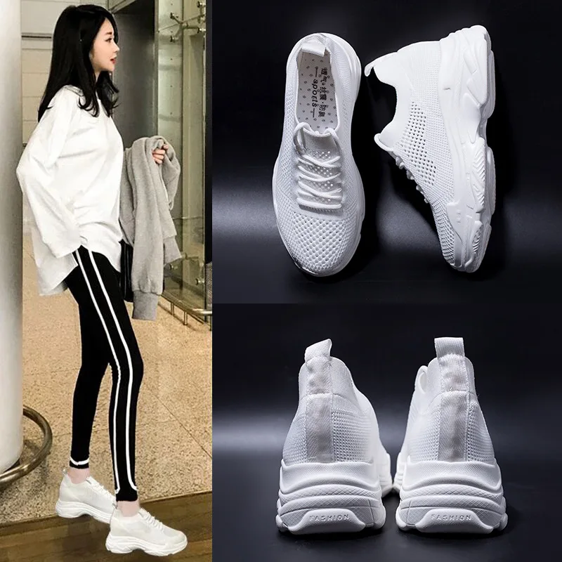 

Women Shoes New Chunky Sneakers For Women Vulcanize Shoes Casual Fashion Shoes Platform Sneakers Basket Femme Krasovki X5-81