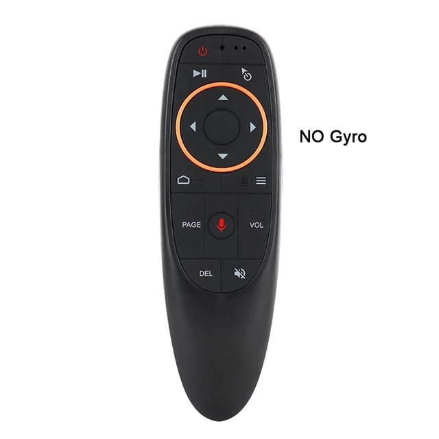No Gyro G10 умный голосовой пульт дистанционного управления 2,4G Беспроводная воздушная мышь с микрофоном гироскоп ИК обучение для Android tv box H96 Max X96 - Цвет: No Gyro