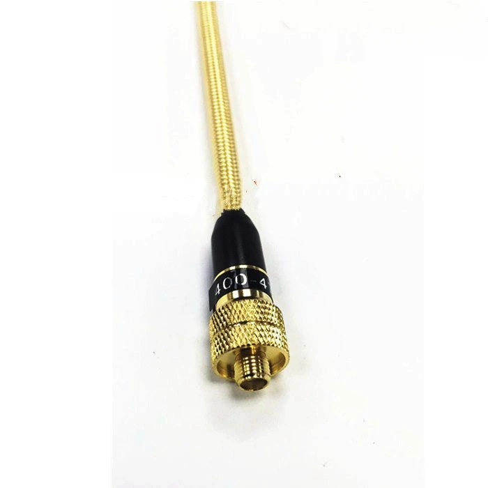 Золотая Антенна UHF 400-470 МГц 6 8 дюйма SMA-Female ручная радиоантенна для Kenwood K3207G радио