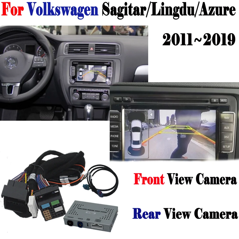 Камера заднего вида для Volkswagen Sagitar/Lingdu/Bluetooth 2011 ~ 2019 | Автомобили и мотоциклы