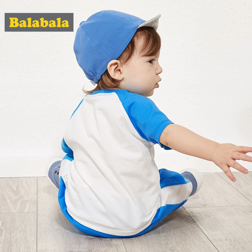 BalabalaBaby/комплект летней одежды для малышей костюм с короткими рукавами мальчиков