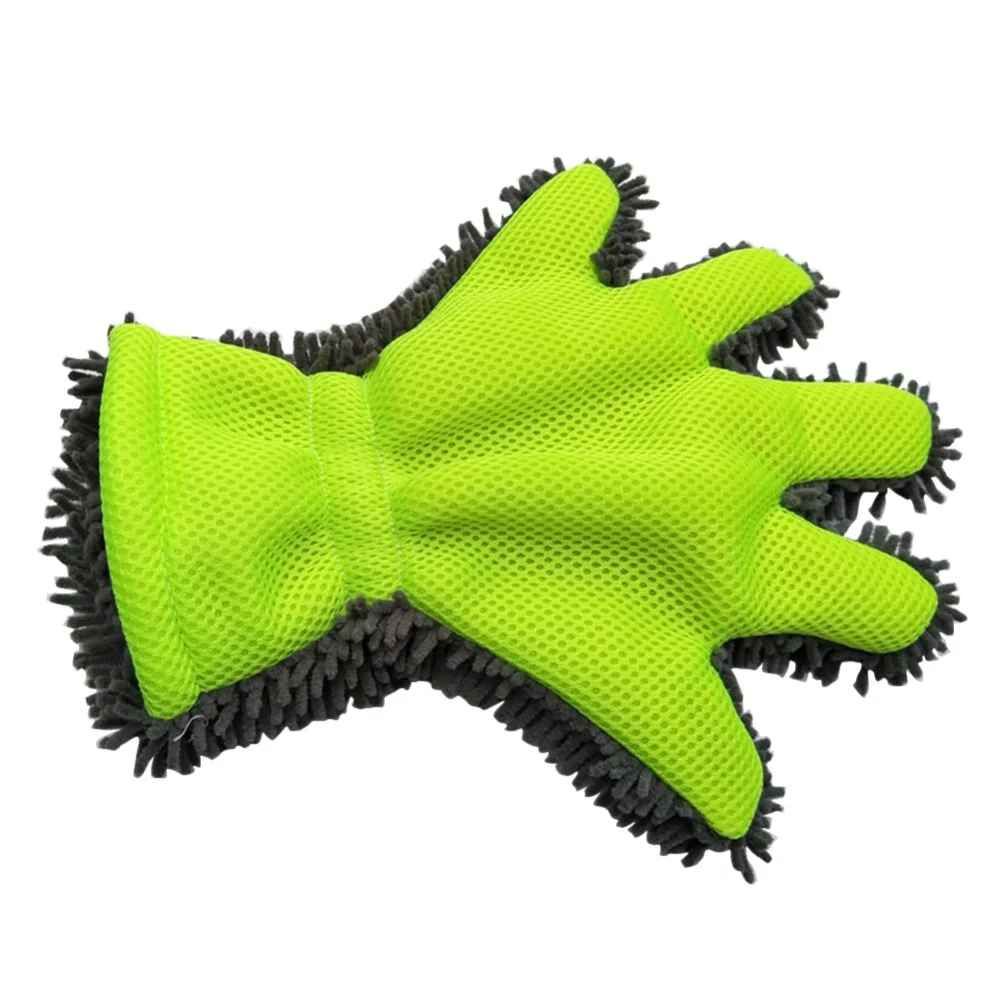 

Full Finger Chenille Cleaning Cloth Brush Premium Quality Washing Wiping Towel Cleaning Glove