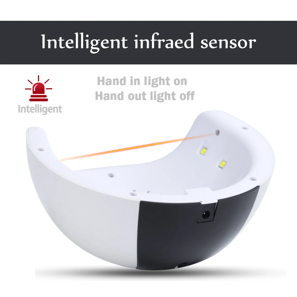 24 Вт Сушилка для ногтей УФ лампа Светодиодный гель лак отверждающая машина всех