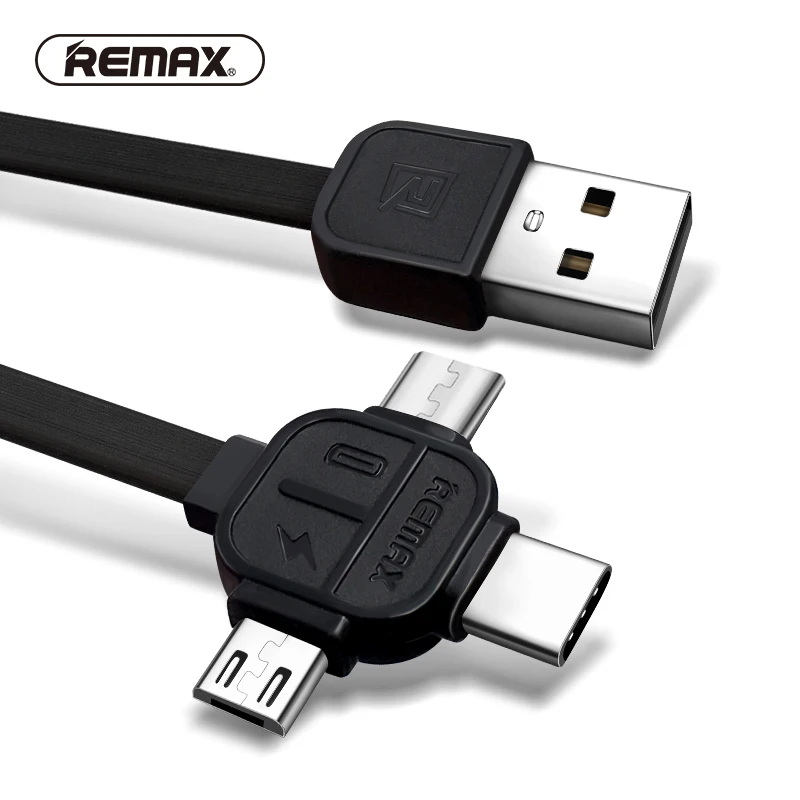 USB кабель Remax 3 в 1 для быстрой зарядки Huawei mate 20 p20 p30 pro Samsung Galaxy S10 S9 S8 S7 S6 Plus Note 7 iPhone X 8