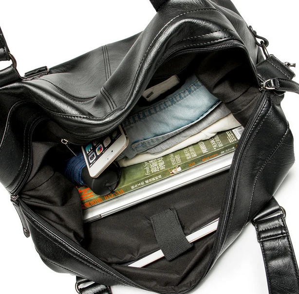 

Jonon Leather bag Business Men bags Laptop Tote Briefcases Crossbody bags Shoulder Handbag Men's Messenger Bag Travelling