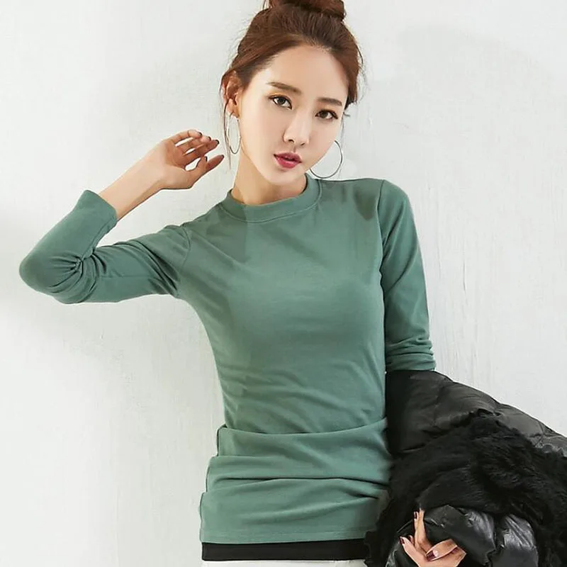 Женская футболка с длинным рукавом весна-осень 2019 | одежда