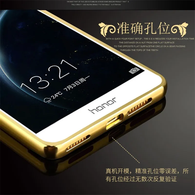 Чехол для Huawei Luxury роскошные золотые зеркальные алюминиевые Защитные чехлы для телефонов Huawei Y7 Y7 5," задняя крышка Y7