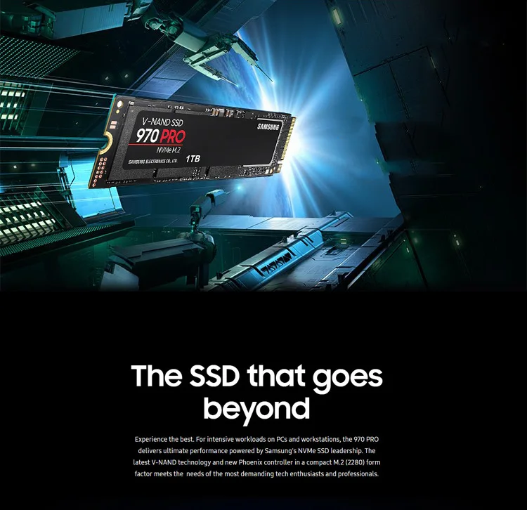 Samsung SSD 512GB 1 ТБ 970 RPO V-NAND SSD NVMe M.2 Внутренние твердотельные накопители жесткий диск HDD NVMe 970 RPO PCIe 3,0x4, NVMe 1,3