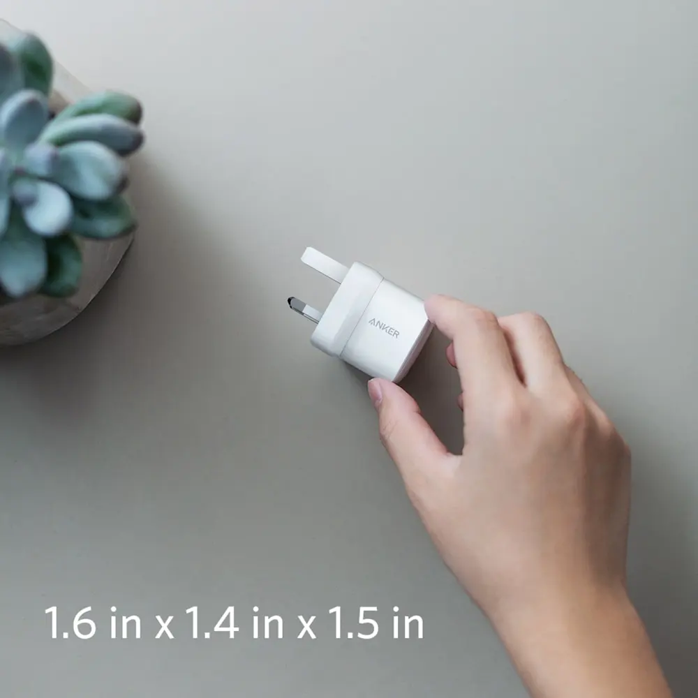 Anker 30 Вт Ультра компактное настенное зарядное устройство type-C с питанием, порт питания Atom PD 1 для iPhone Xs/Max/XR, iPad, MacBook, Galaxy и т. Д