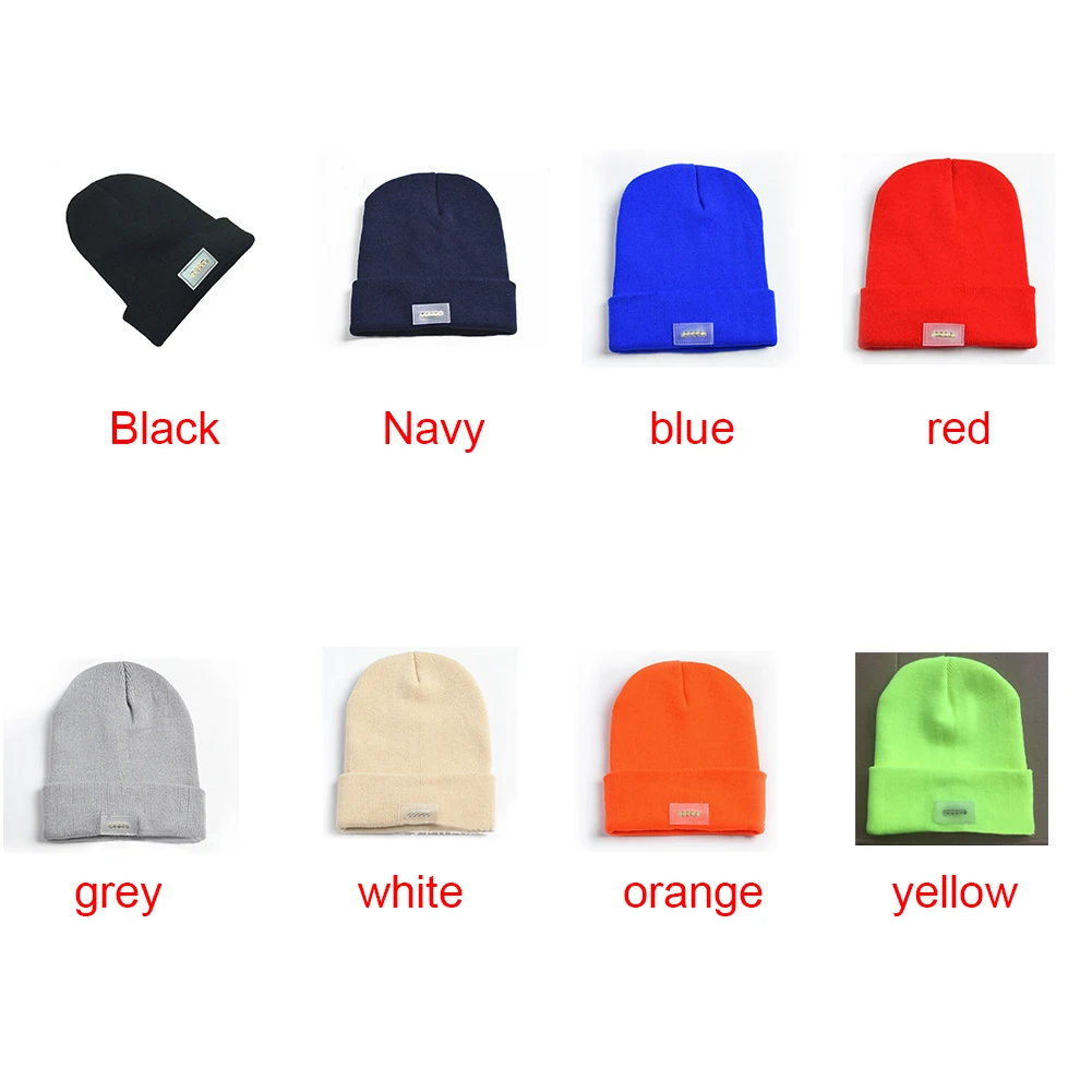 5 LED light Hat Fishing Hunting Camping Running Multicolor Hats Caps Knitting Woolen | Спорт и развлечения